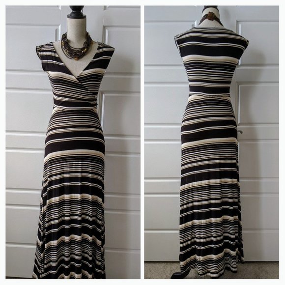 Talbots Dresses & Skirts - Talbots Maxi Dress with Surplice Bodice